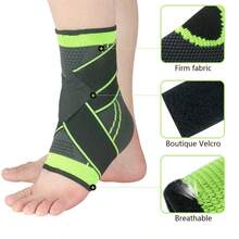 This Ankle Brace Features Adjustable Breathable Support And An 8-Shaped Design, Which Helps With Sprain Recovery And Stabilization. - Multicolor - View 4