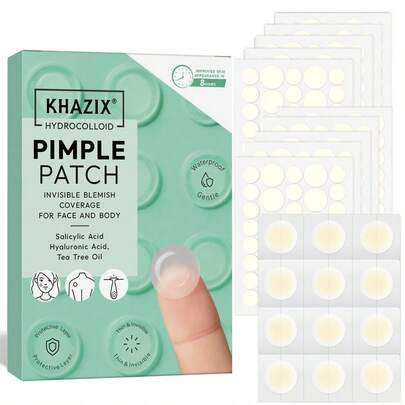 372片装祛痘贴，遮盖瑕疵，防水防汗