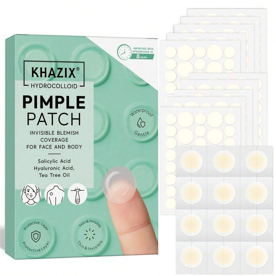 372片装祛痘贴，遮盖瑕疵，防水防汗