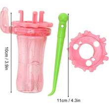 Tissting Telar De Tejer Con Gancho - Herramienta Para Bufandas Y Correas, 10cm/3.9in Altura, 11cm/4.3in Aguja - Kit Compacto Para Artesanos, Para Regalos Y Creación De Trenzas - 1 - Ver 3