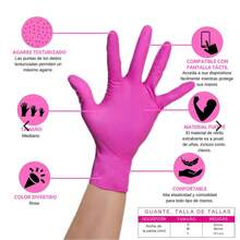 Disposable Gloves - M Lila - View 4