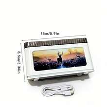 3D Realistic Fireplace Flame Aroma Diffuser, Home Desktop Fragrance Mist Humidifier, 7 Color Essential Oil Aromatherapy Machine - Multicolor - View 8