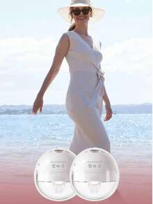 Extractor de leche portátil con pantalla LED YOUMIAOBEI - Blanco - Ver 5