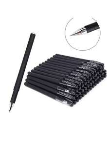 20pcs Black Felt Tip Pens, Fine Point Pens Black, Fast Dry, No Smear, Planner Markers - 黑色 - 查看 5
