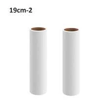 带纸芯的超粘粘毛滚筒 - 9.45 英寸和 7.48 英寸对角撕扯设计，适用于地板、地毯、沙发和床上的宠物毛发/灰尘（符合人体工程学的长手柄、内置挂钩、防弯曲清洁工具、多表面织物剃须刀）