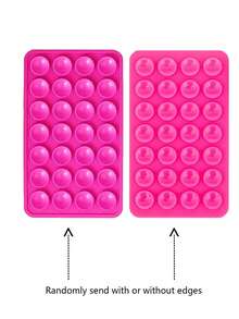 1 cái/2 cái Miếng hút silicon Miếng hút silicon vuông cho ốp lưng điện thoại Miếng hút silicon 28 cái Miếng hút silicon lớn cho điện thoại di động Tương thích với iPhone, điện thoại Android, Quà tặng sinh nhật, quà tặng gia đình, bạn bè Giá đỡ điện thoại phòng tắm Phụ kiện điện thoại Giá đỡ dính - Màu Hồng Tươi - Xem 7