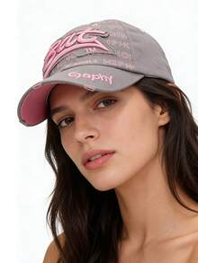 Outdoor Couple's Hip Hop Baseball Cap Sun Protection Visor Hat - Grey - View 2