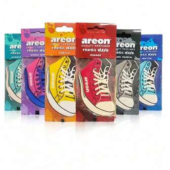 YXYDFDC Colgante de ambientador de coche con diseño de zapatilla deportiva - Diseño de zapatilla deportiva, colgante para el espejo retrovisor, fragancia duradera y ligera