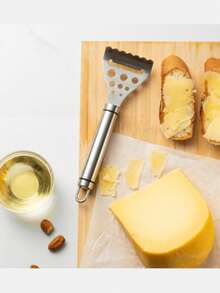 Smörkrava i rostfritt stål, ostskrapa, talgskrapa, oststrimlare, osthyvel - Ostskyvare i rostfritt stål - Multifunktionell handhållen osthyvel, lämplig för matlagning i köket