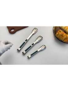 3pcs Non-Slip, Heat-Resistant, Multi-Functional Kitchen Tongs Set - Suitable For Grilling, Salad, Serving Meat - Durable, Ergonomic, Easy To Clean Accessories - Green - View 4
