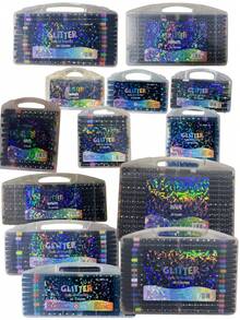 12/24/36/48/60 Colors Children Soft Tip Glitter Markers, Pearlescent Art Drawing DIY Brush Pens, Student Hand Painted Diary Highlighters, School & Office Supplies, Valentine's Day, Thanksgiving, Back To School Decorative Gift (Cover Design May Vary, Minor Surface Scratches Are Normal And Won't Affect Usage)