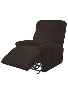 1PC, 2pcs, 3pcs, Household Items, Milk Thread, Thickened And Elastic, Waterproof And Dustproof, Wear-Resistant And Stain-Resistant Cat PAWS, Sofa Covers, Anti-Slip Sofa Covers, American Style, Suitable For Various Places Such As Living Rooms And Bedrooms - Coffee Brown - View 7