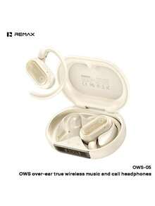 REMAX OWS-05 蓝牙无线耳机：特点包括双耳挂式设计、电池续航时间长、通话清晰、连接稳定、轻巧结构和优质手感。 - 雲岩米 - 查看 1