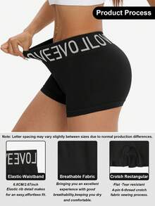 LianShengFa 4pcs Letter Waistband Seamless Mid-Waist Shaping Panties,High Stretch Breathable Mesh Fabric Women's Underwear, Comfy Soft Fit Ladies Briefs