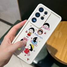 Funda de Teléfono Popular de Anime Sakuragi Sakura - Funda de Teléfono de la Suerte para Samsung S25, S24, S23, S22, S21, S20 FE Ultra Plus 4G/5G, Diseño de Escalera de Ojos de Cielo, Regalo Duradero, Funda Suave a Prueba de Golpes de Moda, Accesorios Móviles, Estética Divertida, Impresión UV - Colores mezclados - Ver 3