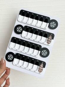 24 Colors Nail Polish Display Board, Acrylic Magnetic Nail Art Color Chart, Nail Salon Display Rack - Multicolor - View 1