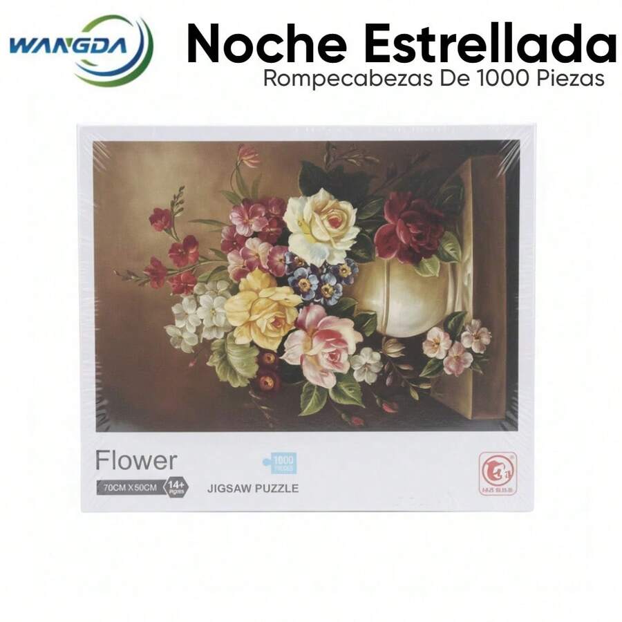 Rompecabezas de Flores 1000 piezas 70x50 cm puzzle de descompresión obras de arte juego familiar Puzzle de Dificultad Ocio Jueguetes para el Estrés Entretenimiento Juegos Didacticos Aprendizaje y Desarrollo Mayoreo Menudeo Profesional Resistente Gran Calidad Uso Diario Moda Novedad Temporada Adaptable Comodidad Oficina Hogar Duradero DIY Regalos Regalo De Navidad Regalo Para Hombre Regalo Para Mujer Regalo Para Novio Regalos De Navidad Regalos De Navidad Mayoreo Regalos Para Niños Regalos Navideños Regalos Para Navidad Regalo Para El Dia De Las Madres Regalo Para El Dia Del Padre Regalo Para El Dia Del Niño Regalo Para Parejas Regalo Para Esposos Regalo Del Dia De San Valentin Regalo De Cumpleaños decoración de oficina Cielo Estrellado estrellas universo Vintage Hermosos Paisajaaes Lagos - Flores - Ver 1