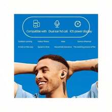 Hot Selling TWS True Wireless Earphones - In-Ear Dual-Ear, High-Quality Sound, High-Definition Calls - For Music & Running - Suitable For All - Perfect Gift For Music Lovers & Fitness Enthusiasts Wireless Earbuds, High-Quality Sound, Noise-Cancellation, Long Battery Life, Wireless Compatible, Portable For Music & Outdoor Activities, Multiple Colors Available TWS Wireless Earbuds, High Fidelity Stereo Headphones, Sports Headphones, Touch Controlled In Ear Headphones With Charging Case With Mic - Màu ngẫu nhiên (1 bộ) - Xem 3