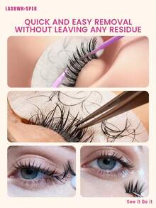 1pc/3pcs Eyelash Glue Remover, Gently Dissolves Eyelash Adhesive, Quick Removal Formula - Multicolor - View 2