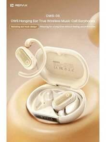 REMAX OWS-05 蓝牙无线耳机：特点包括双耳挂式设计、电池续航时间长、通话清晰、连接稳定、轻巧结构和优质手感。 - 雲岩米 - 查看 3