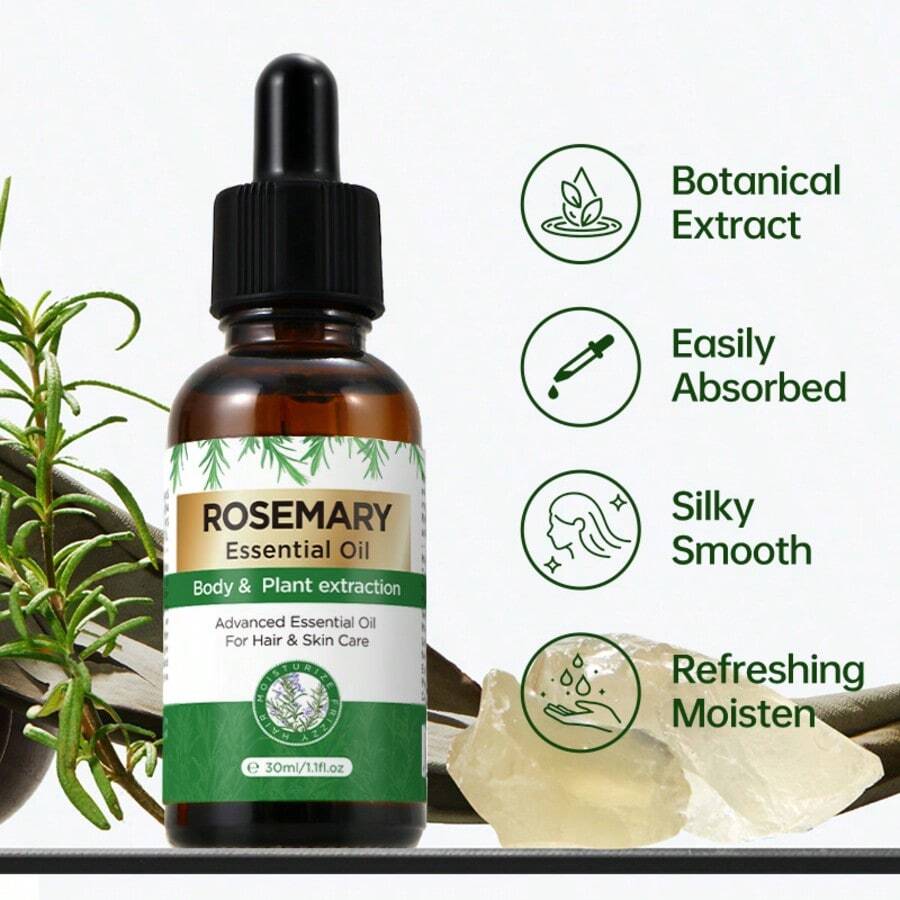 30ml/250ml Rosemary Essential Oil Plant Extraction Advanced Essential Oil For Hair & Skin Care