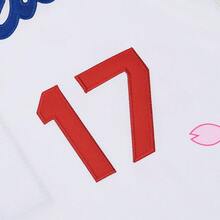 Men's #17 Shohei Los Angeles Baseball Jersey,Japan Version With Cherry Blossom Printed Design, Letter Embroidery T-Shirt,World Baseball Classic Fan Gift - 白色 - 查看 7
