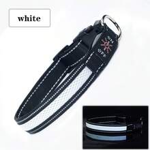 1 pièce Collier lumineux pour chien étanche rechargeable par USB - Collier de confortable et doux en maille ajustable, convient pour les promenades de nuit. Collier de chien LED en maille de nylon doux et ajustable, adapté aux petits, moyens et grands chiens. Design durable et à la mode, améliore la visibilité nocturne - Multicolore - Voir 16