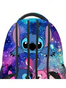 Stitch Primary School Bag Cartoon Backpack Large Capacity Backpack Fashionable And Versatile Anime Kawaii Cartoon School Bag For Travel Storage Bag For Travel Storage Bag