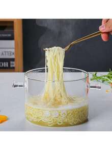 1个高硼硅玻璃炖锅，健康锅具，加厚硼硅玻璃炉灶炖锅带盖，适合制作热红酒 - 彩色 - 查看 9