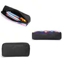 Large Capacity Zipper Durable Desktop Storage Bag With "Brain Rot" Themed Print - Stationery Organizer Pouch, Perfect Gift - Multicolor - View 6