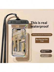3pcs - Waterproof Phone Pouch, Waterproof Phone Dry Bag, Compatible With 7.0 Inch And Below Phones Including 15/14/13 Pro Max Plus, Large Waterproof Phone Case - Multicolor - View 3