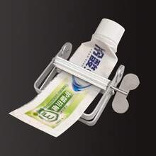 1个铝制牙膏挤压器，防止牙膏浪费，返校、旅行和度假必备，女士美发配件，美发师工具，吹风机，头发，美发师，护发工具，护发产品，吹风机，头发，配件，护发产品，护发工具，护发用品，头发护理，卷发梳，美发师 - 銀色 - 查看 12