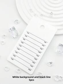 1 paleta de color de pestañas / 1 almohadilla acrílica para extensión de pestañas / Paleta acrílica para pegamento de pestañas - Multicolor - Ver 14