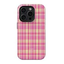 Funda Fragola BUTTER - Diseño a cuadros rosa y amarillo para 11 12 13 14 15 16 Pro Max | Protección minimalista y duradera adecuada para Samsung S24 FE - Color mixto 1 - Ver 1
