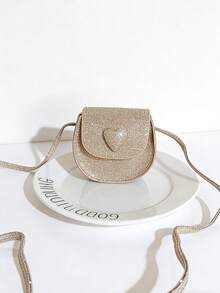 1 chiếc túi đeo vai mini cho bé gái, chất liệu bóng, nắp gập có khóa nam châm, thích hợp cho các bữa tiệc, tụ họp, tháng Ramadan và sử dụng hàng ngày. - A - Xem 11