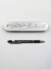 Engraved Pierre Cardin Pen In Box – Personalized MBA Graduation Gift 2025, Luxury Gift For Business School Graduate, Custom Name & Birthday Flower, Elegant Minimalist Design With Gift Box, Personalized Ballpoint Pen For Teachers, Couples, Office, Home - Birthday/Christmas/Graduation Gift - Ideal For Everyday & Special Occasions, Office Stationery, Sleek Design, Smooth Writing Pen,New Job, Office Supplies