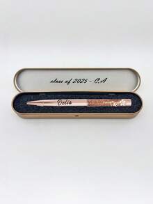 Engraved Pierre Cardin Pen In Box – Personalized MBA Graduation Gift 2025, Luxury Gift For Business School Graduate, Custom Name & Birthday Flower, Elegant Minimalist Design With Gift Box, Personalized Ballpoint Pen For Teachers, Couples, Office, Home - Birthday/Christmas/Graduation Gift - Ideal For Everyday & Special Occasions, Office Stationery, Sleek Design, Smooth Writing Pen,New Job, Office Supplies