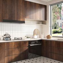 1卷棕色木纹壁纸，木纹乙烯基自粘壁纸，适用于厨房橱柜、抽屉、家具装饰、卧室和客厅墙壁，家居装饰墙贴，尺寸：17.7英寸 x 39.3英寸/118.1英寸/196.8英寸 - 咖啡棕 - 查看 13