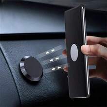 1/2/3/4/5 piezas Soporte de teléfono para coche negro + Soporte magnético de teléfono para coche + Soporte de montaje en pared multifuncional + Soporte adhesivo - Ver 3