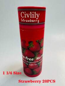 40/20/10 Pcs Fruit Flavored Pre-Rolled Papers, King Size 8 Pcs Pre-Rolled Papers, Multiple Flavors (Coffee, Mint, Cherry, Blueberry, Strawberry) Available, Disposable Extra Large Paper Tubes With Filters, Smoking Accessories, Gifts For Valentine's Day, Birthday, Party - Multicolor - View 13