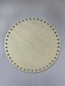 1/5pcs Woven Bag Bottom Wooden Basket Bottom Wooden Crochet Hook Accessories DIY Woven Crochet Hook Bottom Weaving Kit DIY Yarn Basket Crochet Hook Basket Bottom Handbag Wallet Bottom Bag Making Circular