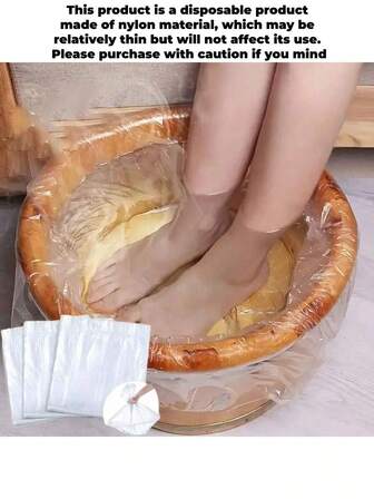 80 PIEZAS Bolsa para baño de pies de 25.5 * 21.7 pulgadas, forro desechable para baño de pies, bolsa de bañera portátil, bolsa de terapia de pies de plástico, forro grande y delgado para baño de pies, forro desechable para terapia de pies para uso en hotel y hogar, herramientas para el cuidado de los pies, accesorios para baño y spa de pies, bolsa de baño de pies de viaje, herramientas para el cuidado del Body, relajación de las plantas de los pies, cubo/bolsa para remojar los pies, es un buen regalo para Navidad, Día de la Madre, Día del Padre (color y estilo aleatorios)