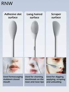 OEIEZ Cọ rửa mặt 2 trong 1, mềm mại và thân thiện với da, dùng để làm sạch, tẩy trang và chăm sóc da, kèm theo bông tẩy trang hai công dụng, thích hợp để tẩy trang và rửa mặt hàng ngày. - Nhiều màu - Xem 3
