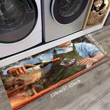 1 pieza Alfombra con patrón de vino acuarela, felpudo de drenaje duradero para cocina, sala de estar, entrada, balcón, decoración del hogar, cafetería, bar, vacaciones, fiesta, dormitorio, baño - Multicolor - Ver 9