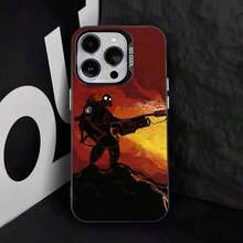 Funda de Teléfono para Juego T-Team F-Fortress 2 para 17,16,15,14,13,12,11,Pro,Max,Plus,E Cubierta Negra de TPU - Z2 - Ver 11