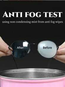 100片/盒眼镜防雾湿巾，镜头清洁纸巾，屏幕清洁湿巾，也可用于清洁手机和电脑屏幕，冬季擦拭相机镜头防止眼镜起雾，冬季圣诞节必备，随机包装 - 彩色 - 查看 6