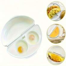 Easy Clean Microwave Egg Cooker - Reusable, Non-Stick, Suitable For Breakfast And Baking, Kitchen Gadget For Home And Restaurant Use