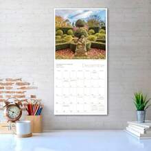 Calendario de pared Flower Spirits 2026 - Radiografías de la naturaleza por Steven N. Meyers, 12 x 12 pulgadas(Jardín glorioso) - Multicolor - Ver 2