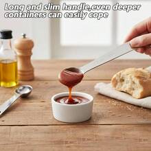 4 Pcs 1/4 Teaspoon Measuring Spoon, 1/4 Teaspoon Scoop 1/4 Tsp 1.25 Ml 1.25 Cc Measuring Spoons Stainless Steel Single Measureing Spoon Kitchen Tea Soup Ingredients - 銀色 - 查看 5