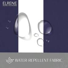 Home Fashions Highland Stripe Panel de Cortina para Interiores y Exteriores 50 x 84 Pulgadas Azul Marino - Azulmarino - Ver 4